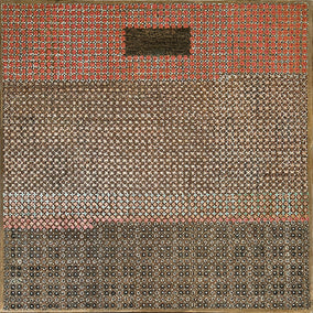 Original art for sale at UGallery.com | Byzantine Dreams by Terri Bell | $650 | mixed media artwork | 18' h x 18' w