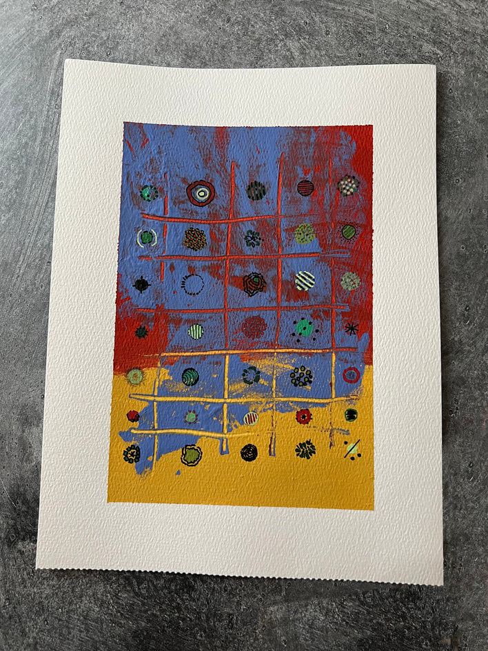 Sun Worshipers by Terri Bell |  Context View of Artwork 