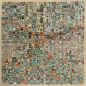 mixed media artwork by Terri Bell titled Tone Overtone