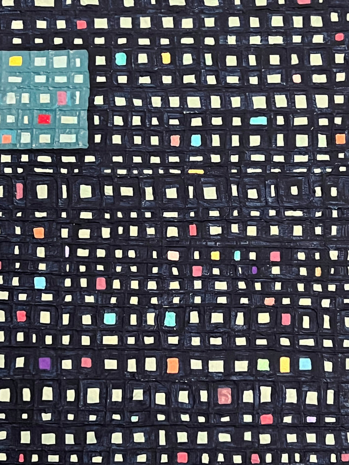 With One Exception by Terri Bell |  Closeup View of Artwork 