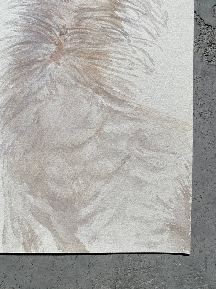 Bad Hair Day by Tetiana Savchenko |  Side View of Artwork 