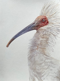 watercolor painting by Tetiana Savchenko titled Bad Hair Day