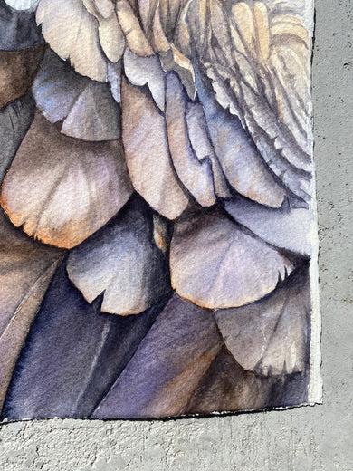 Bold and Beautiful by Tetiana Savchenko |  Side View of Artwork 