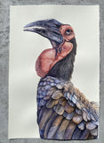Original art for sale at UGallery.com | Bold and Beautiful by Tetiana Savchenko | $750 | watercolor painting | 22' h x 15' w | thumbnail 3