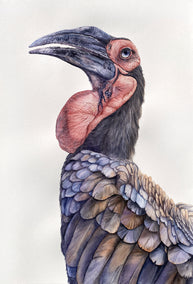 watercolor painting by Tetiana Savchenko titled Bold and Beautiful