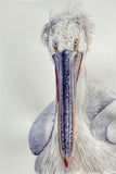 Original art for sale at UGallery.com | Don't Blink by Tetiana Savchenko | $750 | watercolor painting | 22' h x 15' w | thumbnail 1