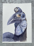 Original art for sale at UGallery.com | Dramatic Lashes by Tetiana Savchenko | $550 | watercolor painting | 14.5' h x 10.5' w | thumbnail 3