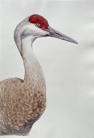 watercolor painting by Tetiana Savchenko titled Makeup Artist