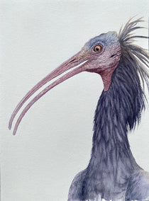 watercolor painting by Tetiana Savchenko titled Not Telling