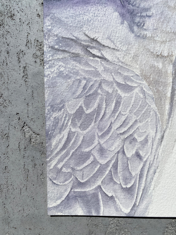 The Resilient Spirit by Tetiana Savchenko |  Side View of Artwork 