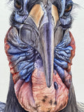 Original art for sale at UGallery.com | The Unstoppable Charisma by Tetiana Savchenko | $550 | watercolor painting | 14.5' h x 10.5' w | thumbnail 4