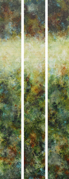 Original art for sale at UGallery.com | The Forest Light by Karen Hansen | $3,200 | acrylic painting | 48' h x 20' w