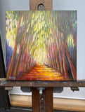Original art for sale at UGallery.com | Peace Path by Theresa Andreas-O'Leary | $450 | acrylic painting | 10' h x 10' w | thumbnail 3