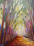 Original art for sale at UGallery.com | Peace Path by Theresa Andreas-O'Leary | $450 | acrylic painting | 10' h x 10' w | thumbnail 4