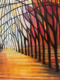 Original art for sale at UGallery.com | Peaceful Path by Theresa Andreas-O'Leary | $625 | acrylic painting | 12' h x 12' w | thumbnail 4