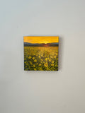 Original art for sale at UGallery.com | Summer Sunflowers by Theresa Andreas-O'Leary | $450 | acrylic painting | 10' h x 10' w | thumbnail 3