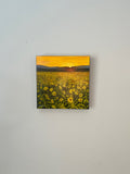 Original art for sale at UGallery.com | Summer Sunflowers by Theresa Andreas-O'Leary | $450 | acrylic painting | 10' h x 10' w | thumbnail 3
