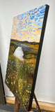 Original art for sale at UGallery.com | A Blessed Evening by Theresa Andreas-O'Leary | $3,200 | mixed media artwork | 36' h x 24' w | thumbnail 2