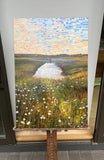 Original art for sale at UGallery.com | A Blessed Evening by Theresa Andreas-O'Leary | $3,200 | mixed media artwork | 36' h x 24' w | thumbnail 3