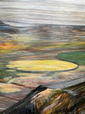 Original art for sale at UGallery.com | Come What May, Alvord Desert by Theresa Andreas-O'Leary | $6,100 | mixed media artwork | 48' h x 36' w | thumbnail 4