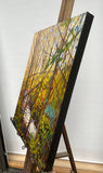 Original art for sale at UGallery.com | Forest Zen by Theresa Andreas-O'Leary | $1,600 | mixed media artwork | 24' h x 18' w | thumbnail 2