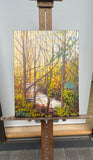 Original art for sale at UGallery.com | Forest Zen by Theresa Andreas-O'Leary | $1,600 | mixed media artwork | 24' h x 18' w | thumbnail 3