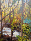 Original art for sale at UGallery.com | Forest Zen by Theresa Andreas-O'Leary | $1,600 | mixed media artwork | 24' h x 18' w | thumbnail 4