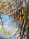 Original art for sale at UGallery.com | Luminous Lagoon by Theresa Andreas-O'Leary | $1,750 | mixed media artwork | 30' h x 15' w | thumbnail 4