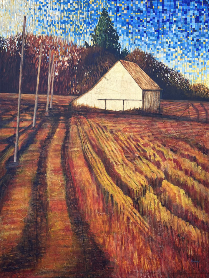 Steward of the Land, Red Field by Theresa Andreas-O