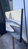 Original art for sale at UGallery.com | Sublime Haystack by Theresa Andreas-O'Leary | $2,400 | mixed media artwork | 24' h x 36' w | thumbnail 2