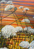 Original art for sale at UGallery.com | Sundrenched Field by Theresa Andreas-O'Leary | $8,100 | mixed media artwork | 48' h x 48' w | thumbnail 4