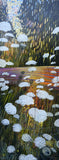 Original art for sale at UGallery.com | Warm Summer Lace by Theresa Andreas-O'Leary | $3,300 | mixed media artwork | 48' h x 18' w | thumbnail 1