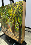 Original art for sale at UGallery.com | Wonderful Path by Theresa Andreas-O'Leary | $1,350 | mixed media artwork | 18' h x 18' w | thumbnail 2