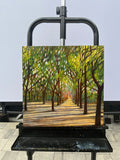 Original art for sale at UGallery.com | Wonderful Path by Theresa Andreas-O'Leary | $1,350 | mixed media artwork | 18' h x 18' w | thumbnail 3