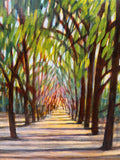 Original art for sale at UGallery.com | Wonderful Path by Theresa Andreas-O'Leary | $1,350 | mixed media artwork | 18' h x 18' w | thumbnail 4