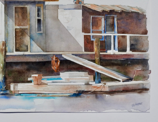 A Quiet Place by Thomas Hoerber |  Side View of Artwork 