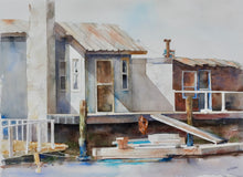 Original art for sale at UGallery.com | A Quiet Place by Thomas Hoerber | $900 | watercolor painting | 15' h x 20.5' w | thumbnail 1