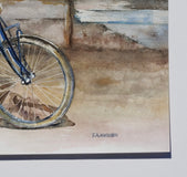Original art for sale at UGallery.com | Indian Motorcycle by Thomas Hoerber | $575 | watercolor painting | 10' h x 13.25' w | thumbnail 2