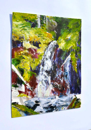 Splash by Tiffany Blaise |  Side View of Artwork 
