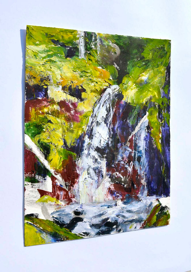 Splash by Tiffany Blaise |  Side View of Artwork 
