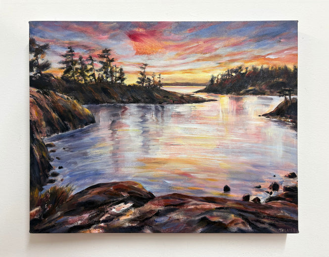 Summer Cove by Tiffany Blaise |  Context View of Artwork 
