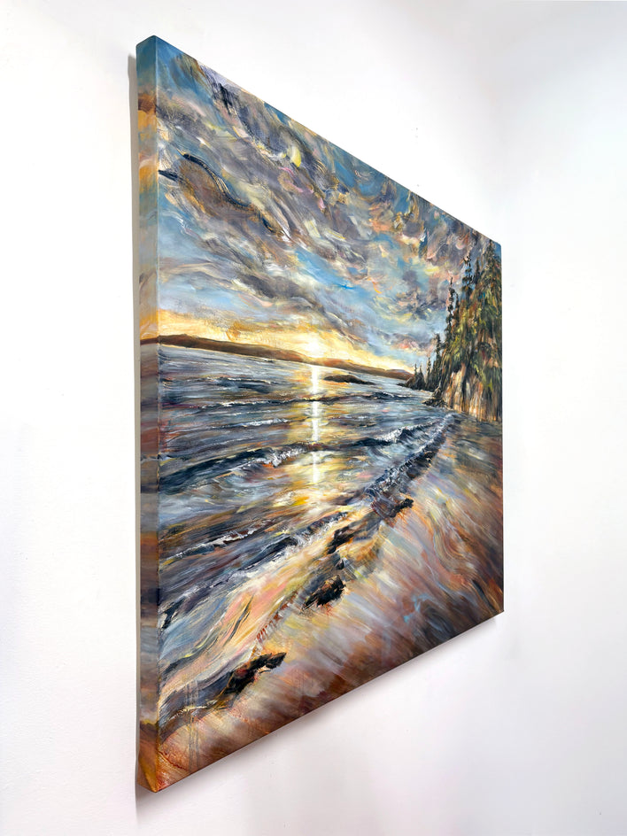 Symphony of the Sea by Tiffany Blaise |  Side View of Artwork 