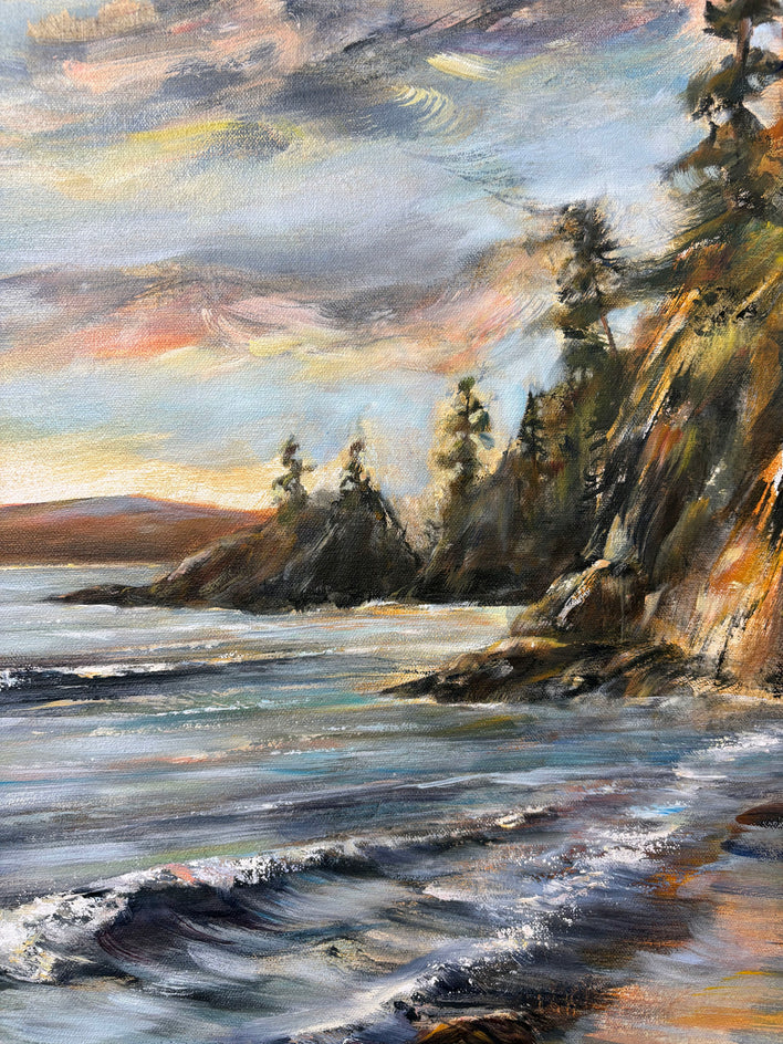 Symphony of the Sea by Tiffany Blaise |  Closeup View of Artwork 