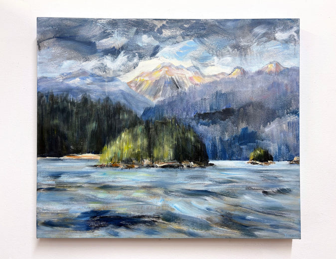 Paddling the Bay by Tiffany Blaise |  Context View of Artwork 