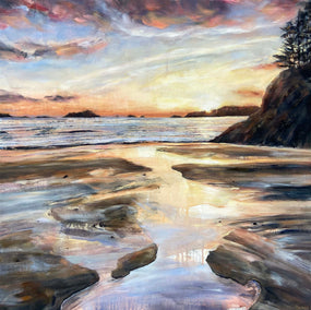 oil painting by Tiffany Blaise titled Radiance of the Tides