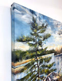 Original art for sale at UGallery.com | Rising Ground by Tiffany Blaise | $2,250 | oil painting | 36' h x 24' w | thumbnail 2