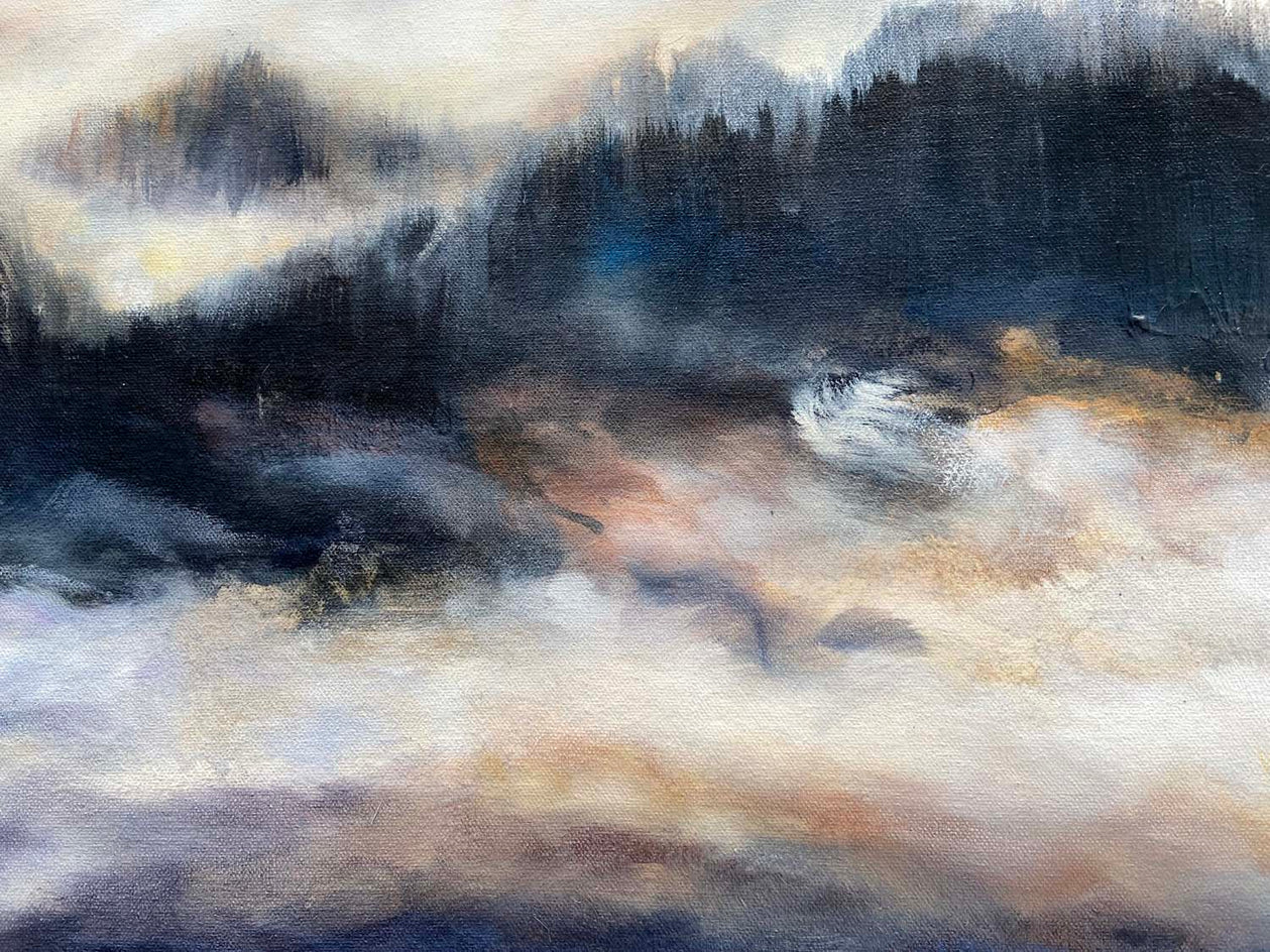 Time is Earthed by Tiffany Blaise |  Closeup View of Artwork 