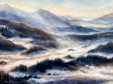 oil painting by Tiffany Blaise titled Time is Earthed