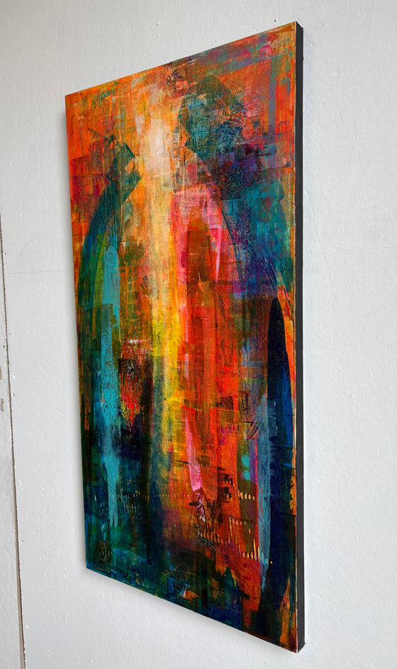 Impermanence and Hope by Tim Engelhardt |  Side View of Artwork 