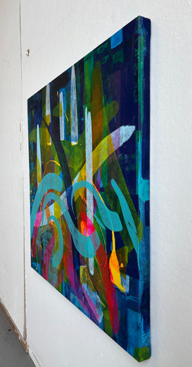 Nighttime Stories by Tim Engelhardt |  Side View of Artwork 